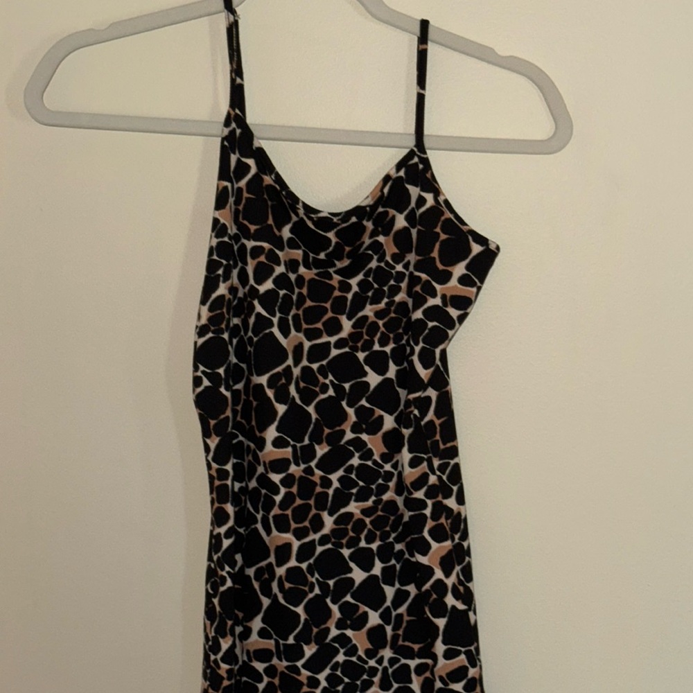 Loft tank top with tortoise print